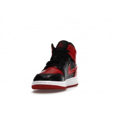 Подростковые Jordan 1 Mid Bred Text (GS)