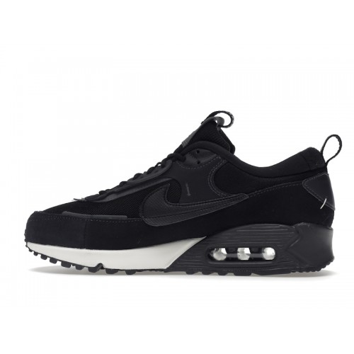 Кроссы Nike Air Max 90 Futura Black (W) - женская сетка размеров