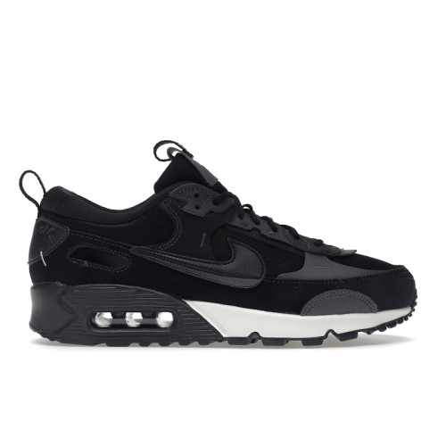 Кроссы Nike Air Max 90 Futura Black (W) - женская сетка размеров