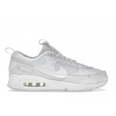 Женские кроссовки Nike Air Max 90 Futura Triple White (W)