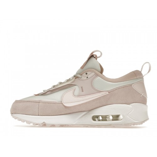 Кроссы Nike Air Max 90 Futura Summit White Barely Rose (W) - женская сетка размеров