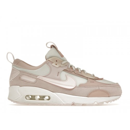 Кроссы Nike Air Max 90 Futura Summit White Barely Rose (W) - женская сетка размеров