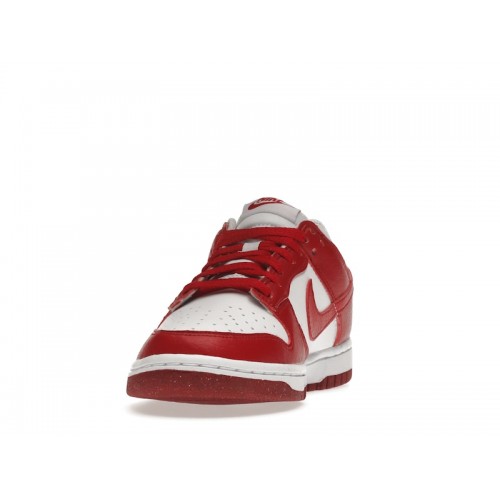 Кроссы Nike Dunk Low Next Nature White Gym Red (W) - женская сетка размеров