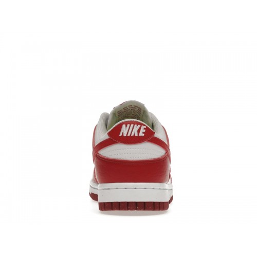 Кроссы Nike Dunk Low Next Nature White Gym Red (W) - женская сетка размеров