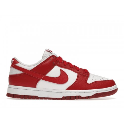 Кроссы Nike Dunk Low Next Nature White Gym Red (W) - женская сетка размеров