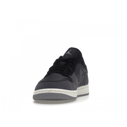 Кроссы Jordan 1 Low Craft Inside Out Black - мужская сетка размеров