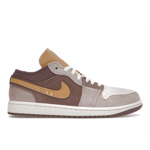 Кроссы Jordan 1 Low SE Craft Taupe Haze - мужская сетка размеров