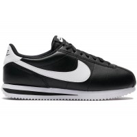 Женские кроссовки Nike Cortez Leather Black White (W)