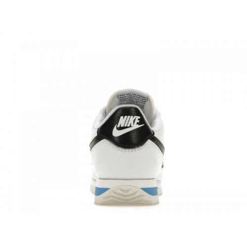 Nike Cortez White Black Light Photo Blue (W) - женская сетка размеров