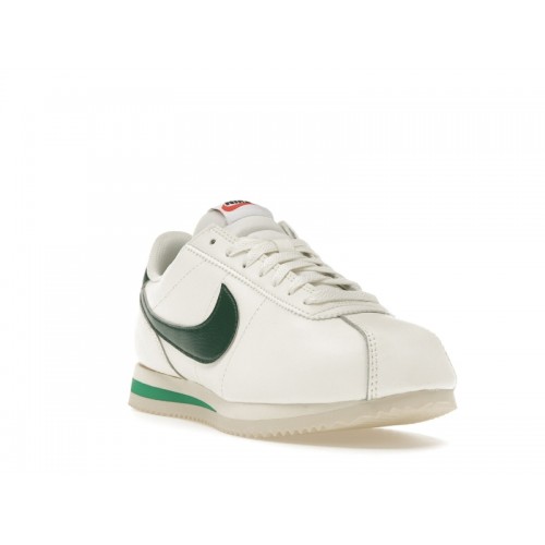 Кроссы Nike Cortez Sail Gorge Green (W) - женская сетка размеров