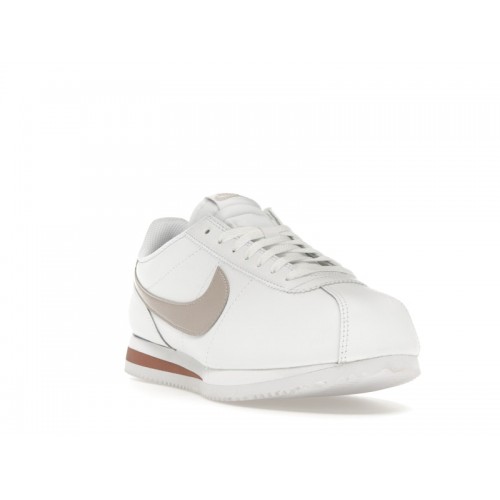 Кроссы Nike Cortez White Platinum Violet (W) - женская сетка размеров