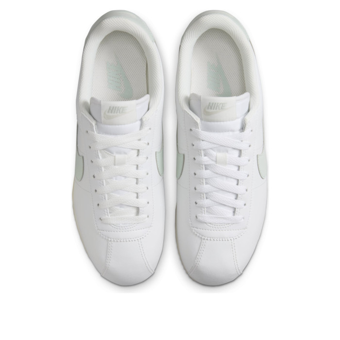 Nike Cortez Leather Summit White Light Silver (W) - женская сетка размеров Nike Cortez Leather Summit White Light Silver (W) - женская сетка размеров