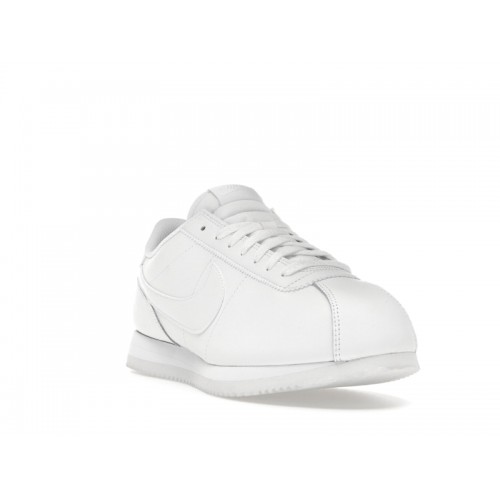 Nike Cortez Triple White (W) - женская сетка размеров