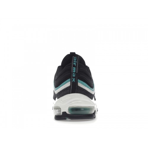 Кроссы Nike Air Max 97 Black Sport Turquoise - мужская сетка размеров