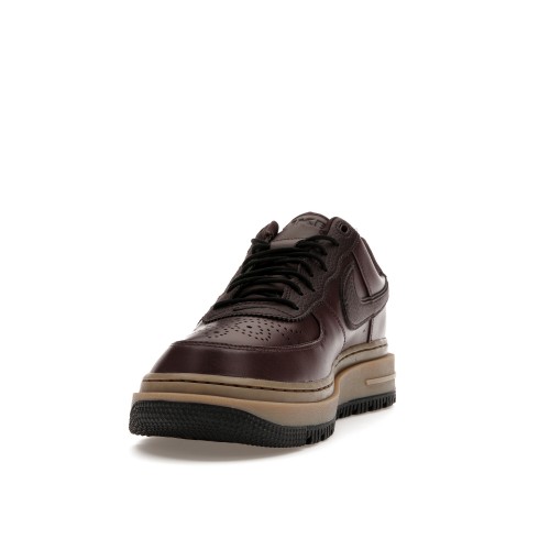 Кроссы Nike Air Force 1 Low Luxe Brown Basalt - мужская сетка размеров