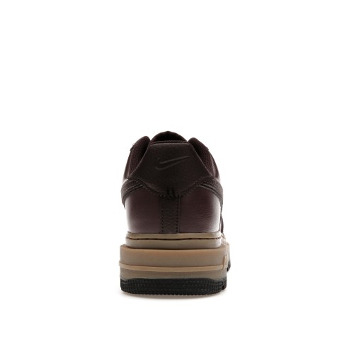Кроссы Nike Air Force 1 Low Luxe Brown Basalt - мужская сетка размеров