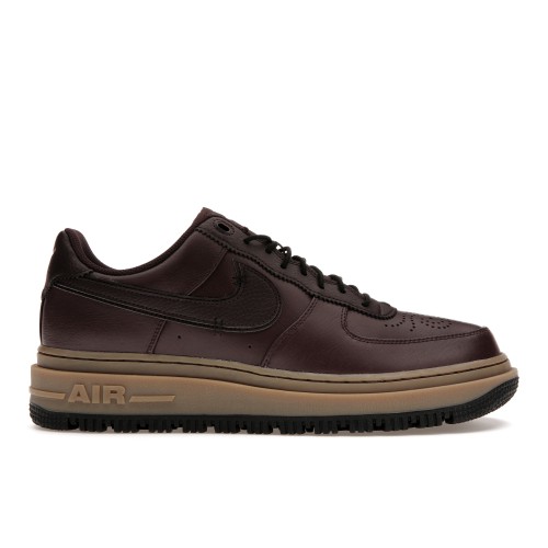 Кроссы Nike Air Force 1 Low Luxe Brown Basalt - мужская сетка размеров