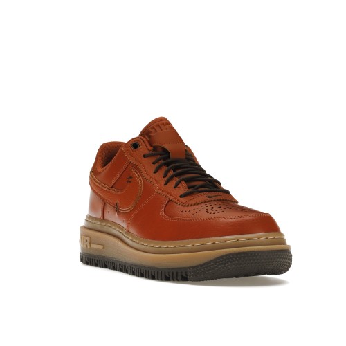 Кроссы Nike Air Force 1 Low Luxe Burnt Sunrise - мужская сетка размеров