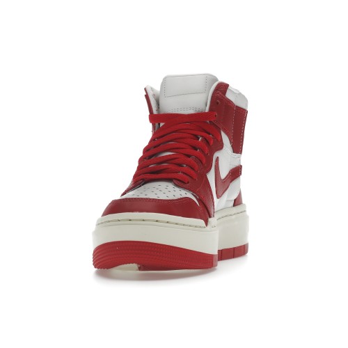 Кроссы Jordan 1 Elevate High Summit White Varsity Red (W) - женская сетка размеров