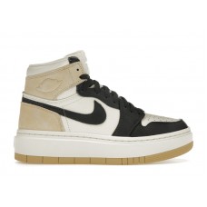 Женские Jordan 1 Elevate High Beige Black Toe (W)