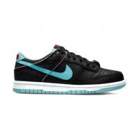 Подростковые кроссовки Nike Dunk Low SE Barber Shop Black (GS)