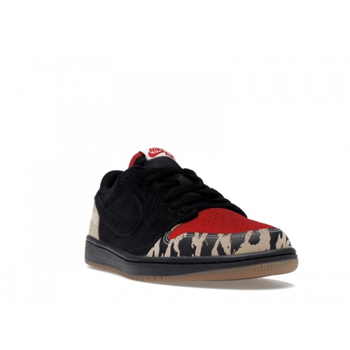 Кроссы Jordan 1 Retro Low OG SP SoleFly - мужская сетка размеров