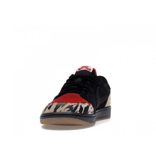 Кроссы Jordan 1 Retro Low OG SP SoleFly - мужская сетка размеров