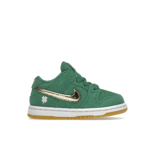 Кроссы Nike SB Dunk Low Pro St. Patricks Day (TD) (2022) - детская сетка размеров