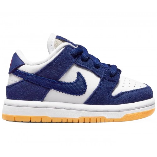 Кроссы Nike SB Dunk Low Los Angeles Dodgers (TD) - детская сетка размеров