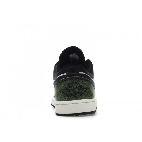Кроссы Jordan 1 Low Wear Away Electric Green - мужская сетка размеров