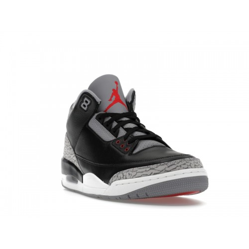 Кроссы Jordan 3 Retro OG Black Cement (2024) - мужская сетка размеров