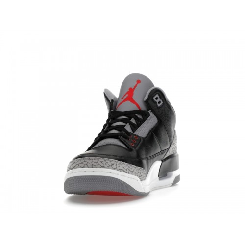 Кроссы Jordan 3 Retro OG Black Cement (2024) - мужская сетка размеров