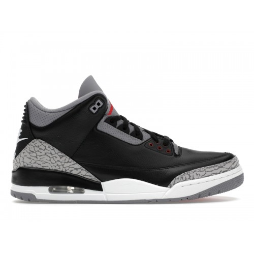 Кроссы Jordan 3 Retro OG Black Cement (2024) - мужская сетка размеров