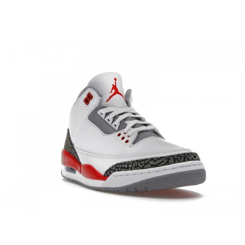 Кроссы Jordan 3 Retro Fire Red (2022) - мужская сетка размеров