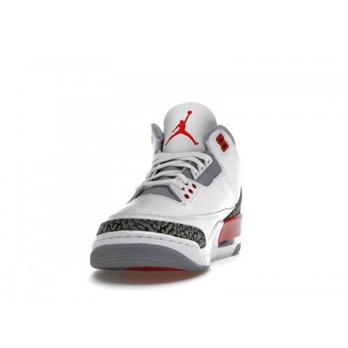 Кроссы Jordan 3 Retro Fire Red (2022) - мужская сетка размеров