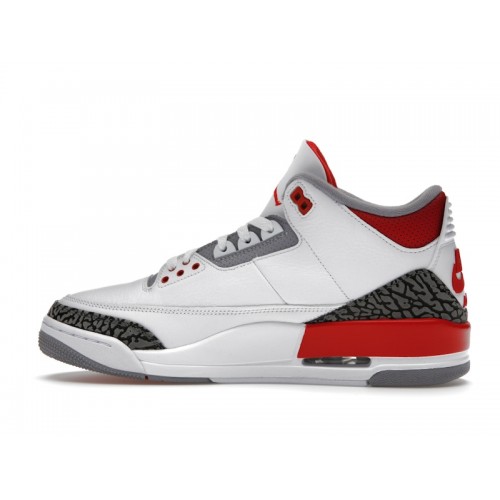 Кроссы Jordan 3 Retro Fire Red (2022) - мужская сетка размеров