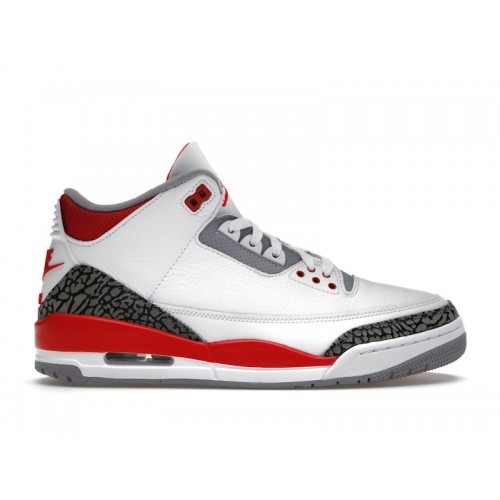 Кроссы Jordan 3 Retro Fire Red (2022) - мужская сетка размеров