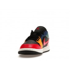 Женские Air Jordan 1 Low SE Black Multi-Color (W)