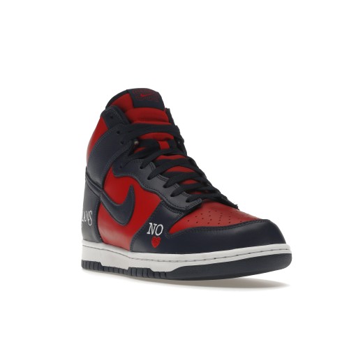 Кроссы Nike SB Dunk High Supreme By Any Means Navy - мужская сетка размеров