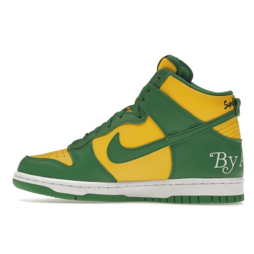 Кроссы Nike SB Dunk High Supreme By Any Means Brazil - мужская сетка размеров