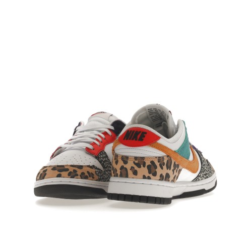 Кроссы Nike Dunk Low Safari Mix (W) - женская сетка размеров