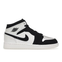 Подростковые кроссовки Jordan 1 Mid Diamond Shorts (GS)