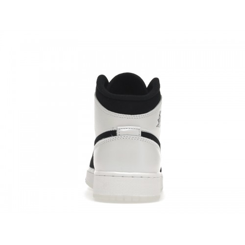 Кроссы Jordan 1 Mid Diamond Shorts (GS) - подростковая сетка размеров