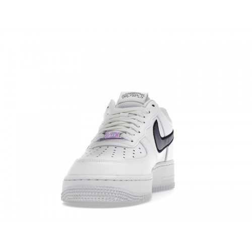Nike Air Force 1 Iridescent Swoosh - мужская сетка размеров