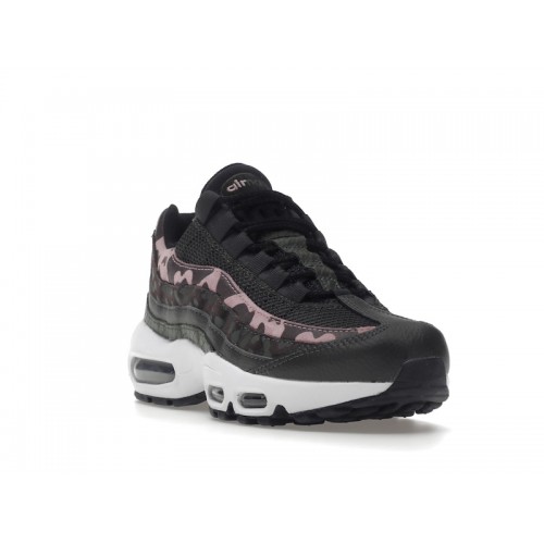 Кроссы Nike Air Max 95 Olive Pink Camo (W) - женская сетка размеров