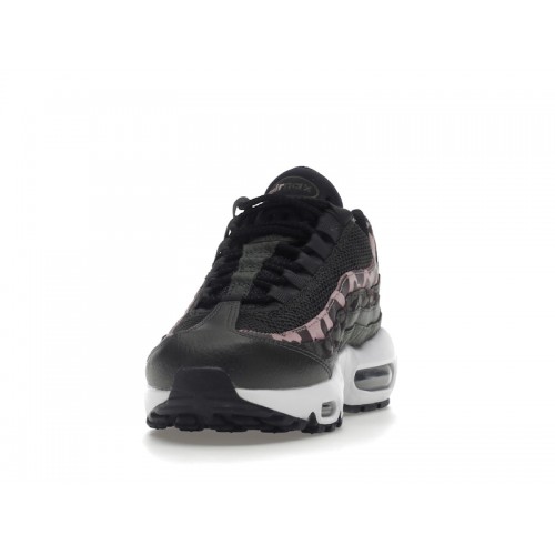 Кроссы Nike Air Max 95 Olive Pink Camo (W) - женская сетка размеров