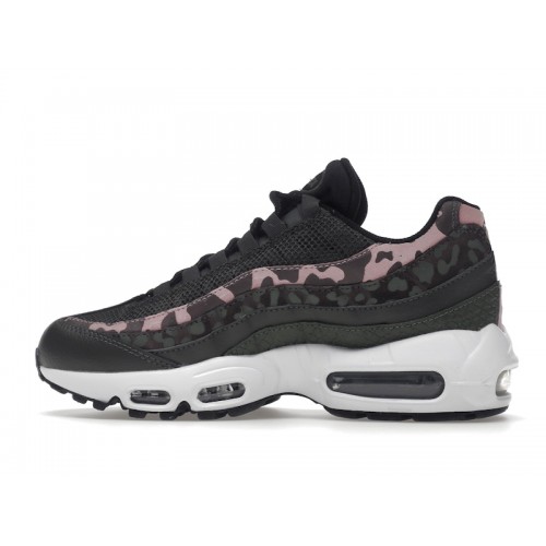 Кроссы Nike Air Max 95 Olive Pink Camo (W) - женская сетка размеров