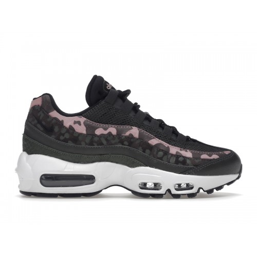 Кроссы Nike Air Max 95 Olive Pink Camo (W) - женская сетка размеров