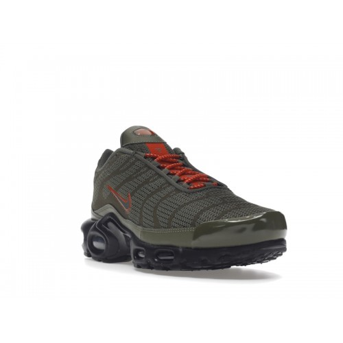 Кроссы Nike Air Max Plus Olive Reflective - мужская сетка размеров