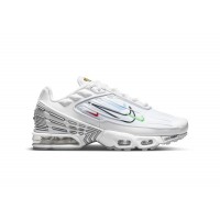 Подростковые кроссовки Nike Air Max Plus 3 White Multi Swoosh (GS)